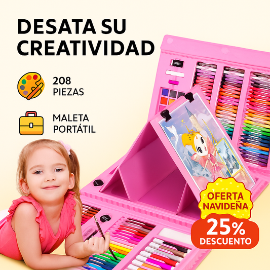SET DE ARTE 208 PCS